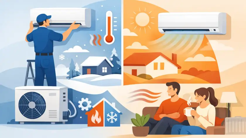 Fűtésre optimalizált klíma telepítése jól