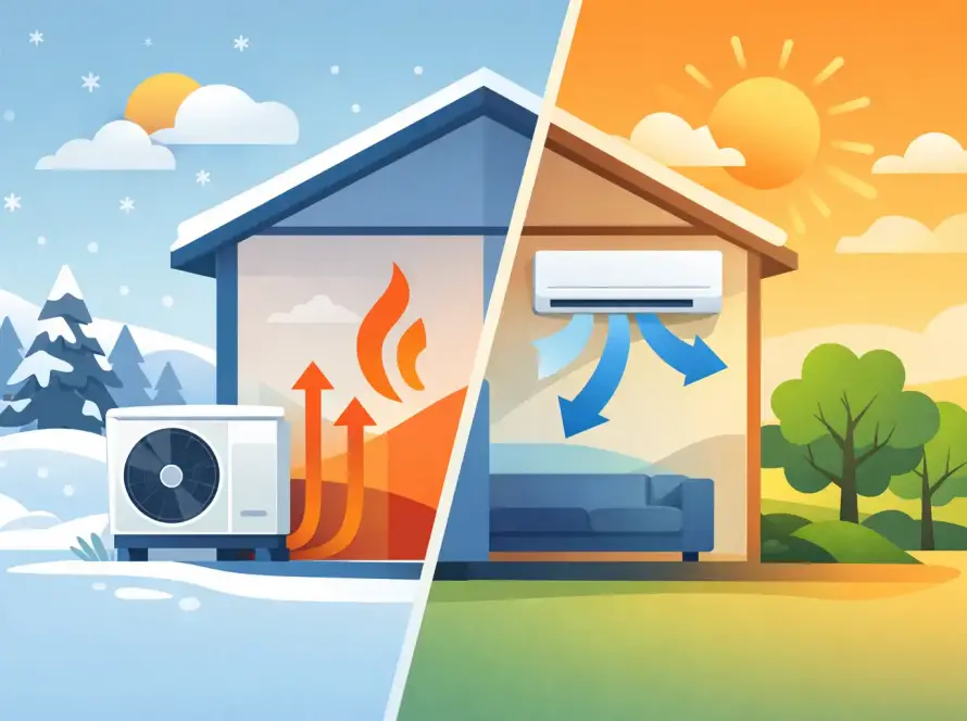 Hőszivattyú vagy klíma fűtésre?