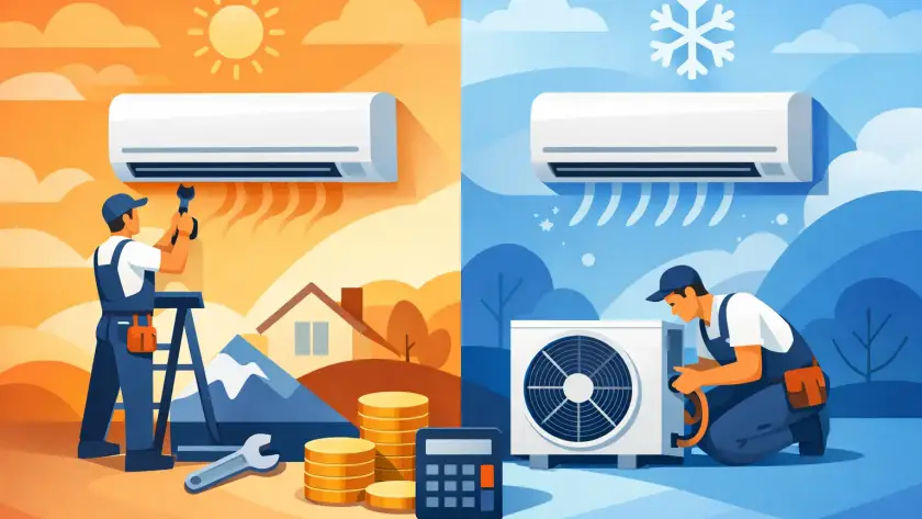 Hűtő-fűtő klíma árak szereléssel