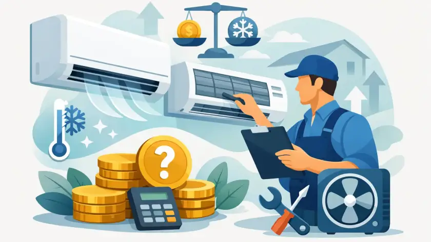 Klíma karbantartás ára - mitől függ?