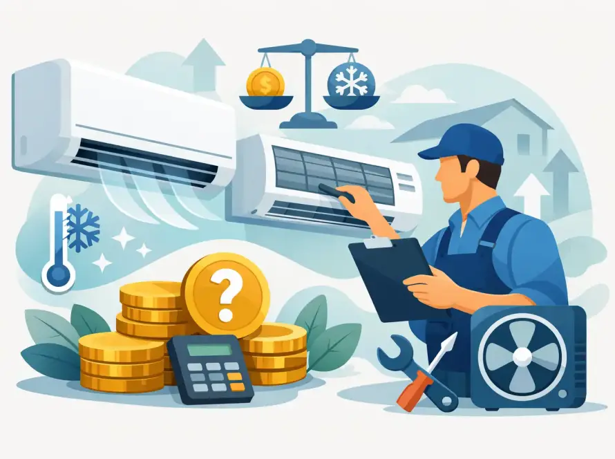 Klíma karbantartás ára - mitől függ?