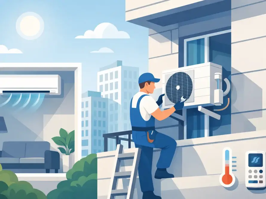 Klíma telepítés panelban - mire figyeljen?