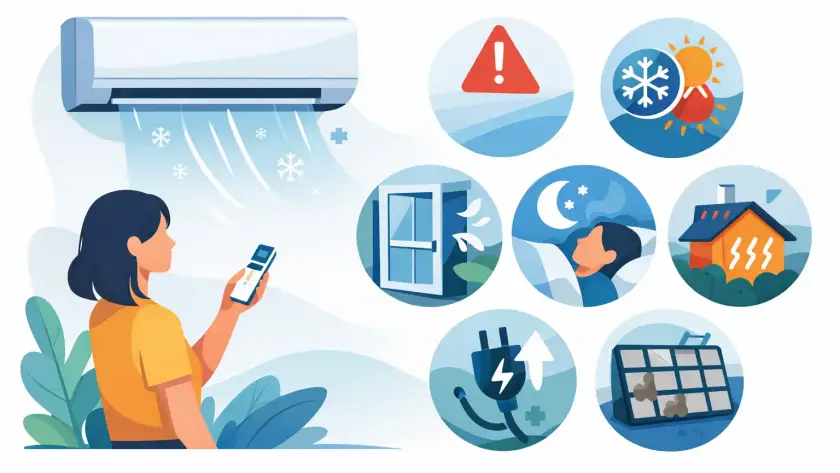 7 hiba klíma használat során, amit kerülni kell