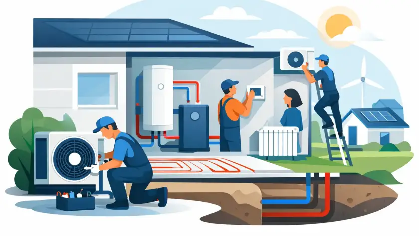 Hőszivattyú telepítés lépésről lépésre