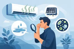 Klíma furcsa szag oka - mi áll a háttérben?