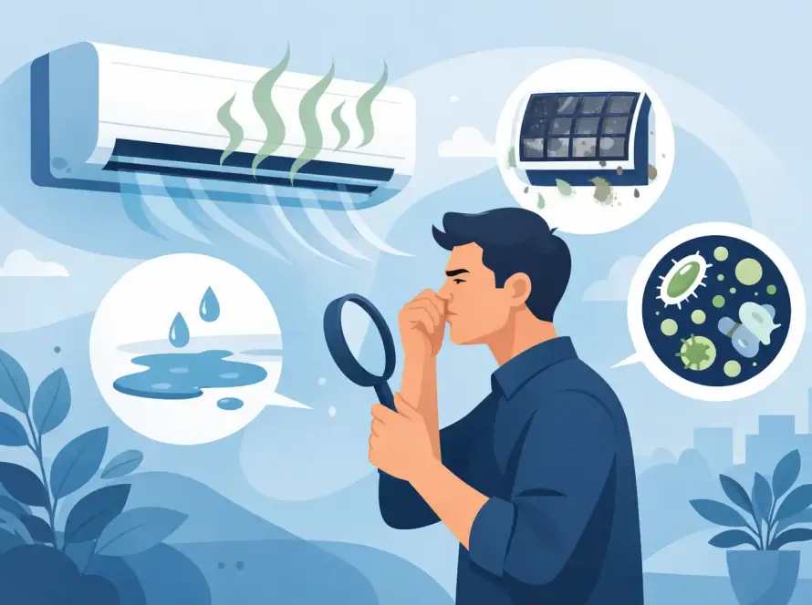 Klíma furcsa szag oka - mi áll a háttérben?