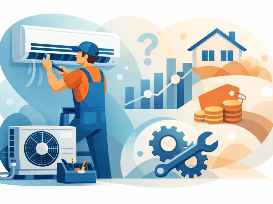Klíma szerelés ár: mitől függ valójában?