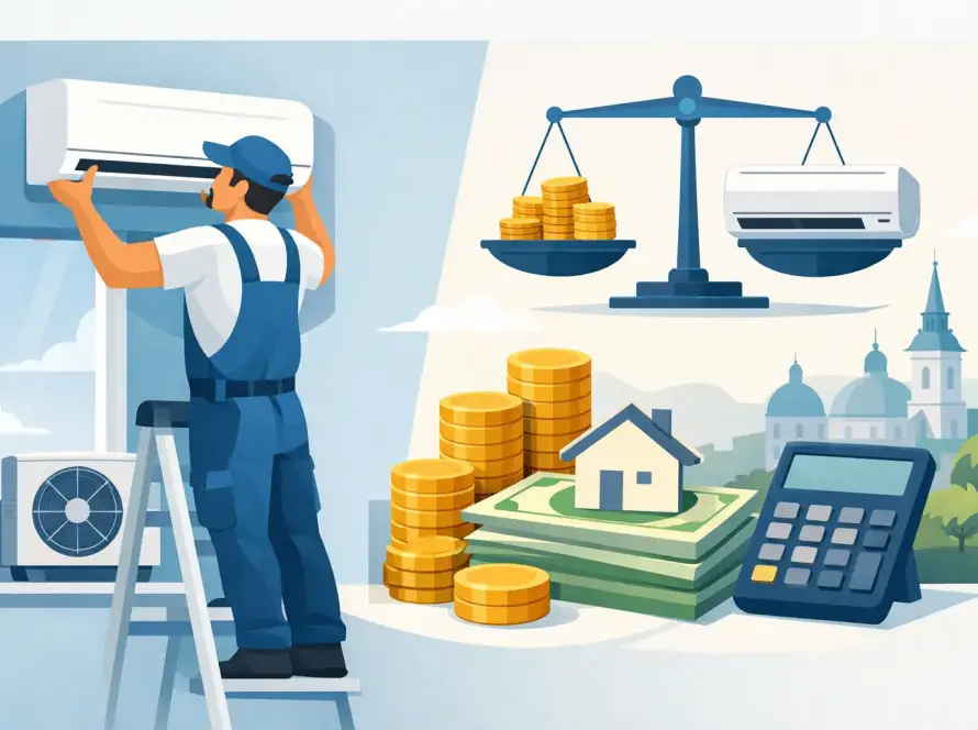 Klíma telepítés ár Kecskemét - mi mennyi?