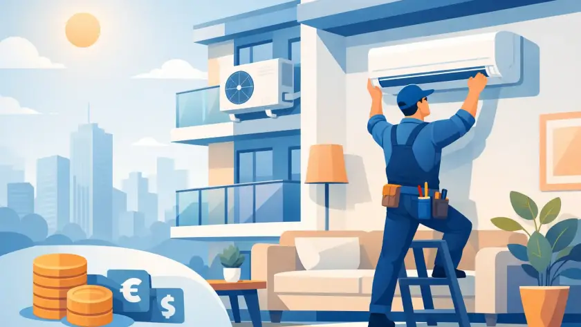 Klíma telepítés panel lakásba árak 2026