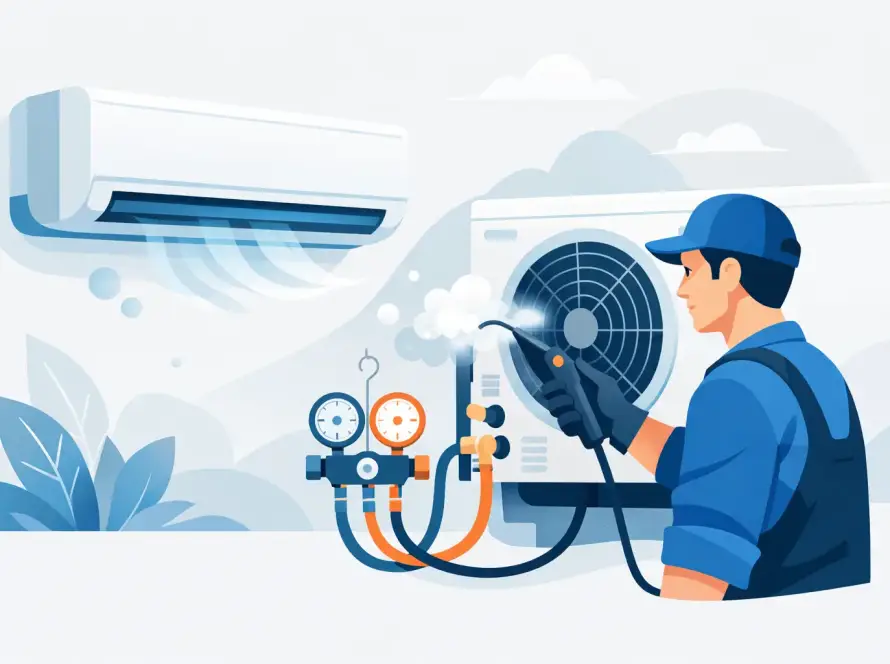 Szivárgásvizsgálat klímánál: hogyan működik?