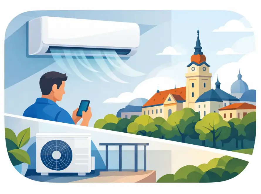 Gree Comfort Pro 3,5 kW-os klíma Kecskeméten