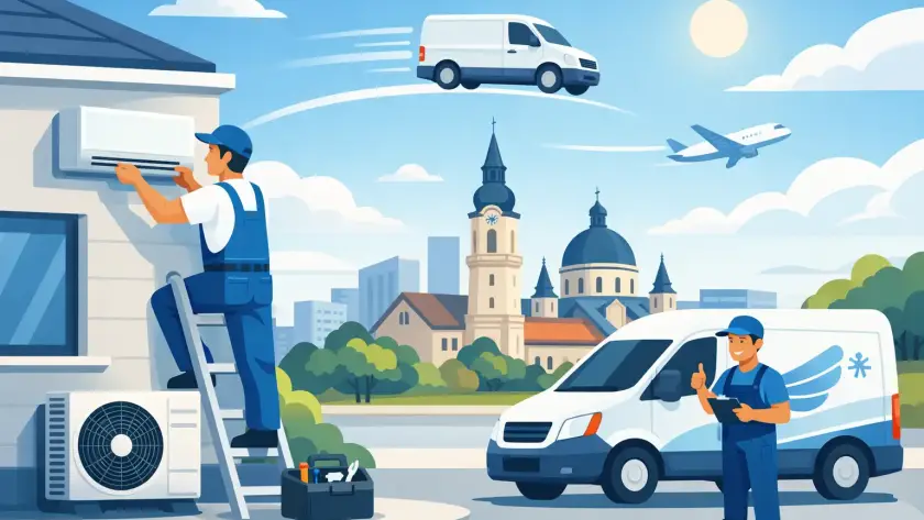 Klíma telepítés Kecskeméten gyors kiszállással